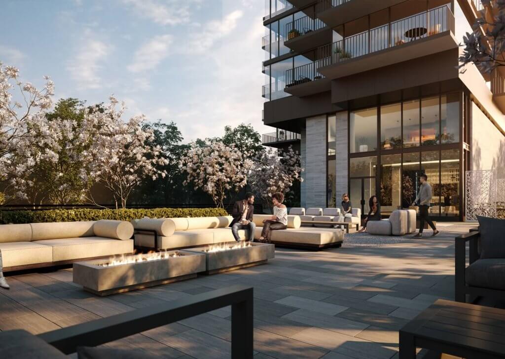 Artform Condos yard render