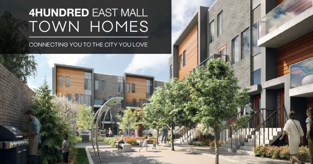 4HUNDRED EAST MALL Stacked Town Homes Toronto 1